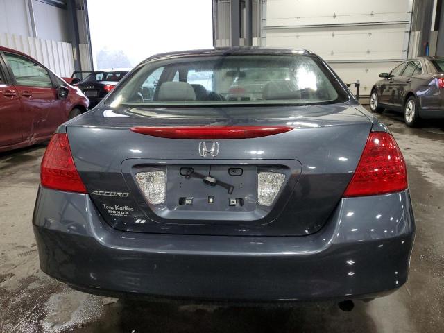 JHMCM56387C020469 - 2007 HONDA ACCORD SE BLUE photo 6