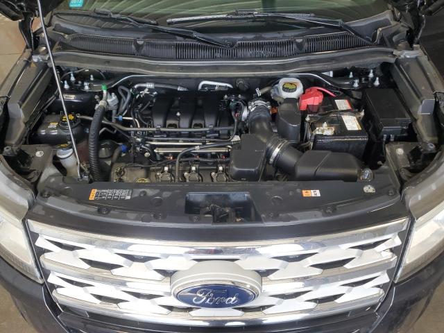 1FM5K8D88KGB29155 - 2019 FORD EXPLORER XLT BLACK photo 12