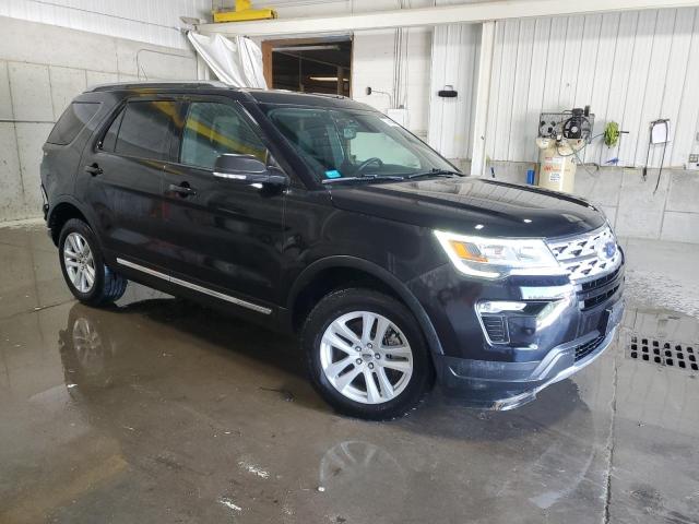 1FM5K8D88KGB29155 - 2019 FORD EXPLORER XLT BLACK photo 4