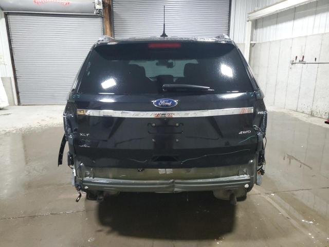 1FM5K8D88KGB29155 - 2019 FORD EXPLORER XLT BLACK photo 6