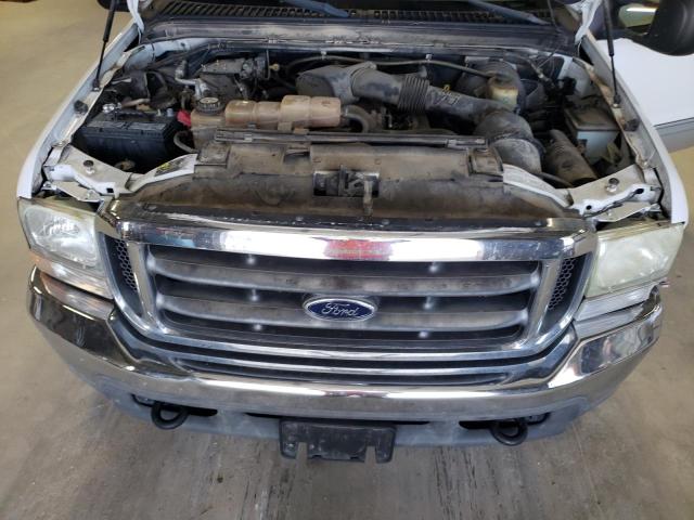 1FTNW20S72EB45107 - 2002 FORD F250 SUPER DUTY WHITE photo 11