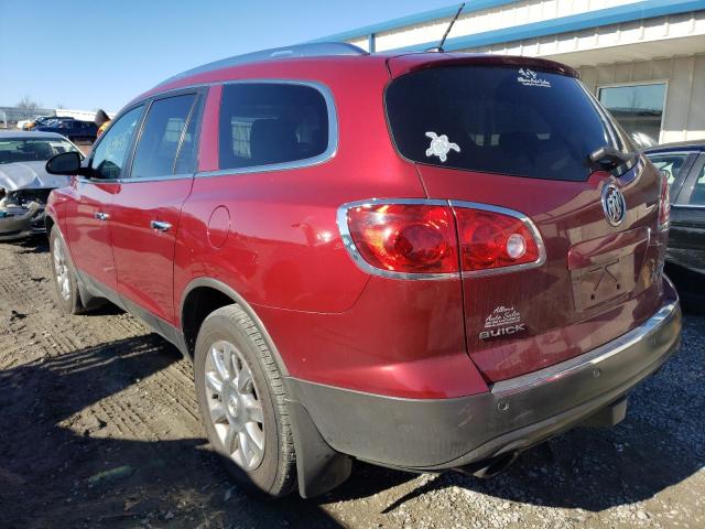 5GAKRCEDXBJ104117 - 2011 BUICK ENCLAVE CXL BURGUNDY photo 2