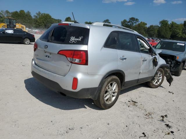 5XYKT4A70FG611782 - 2015 KIA SORENTO LX SILVER photo 3