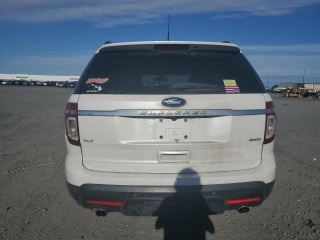 1FM5K8D80EGA33184 - 2014 FORD EXPLORER XLT WHITE photo 6