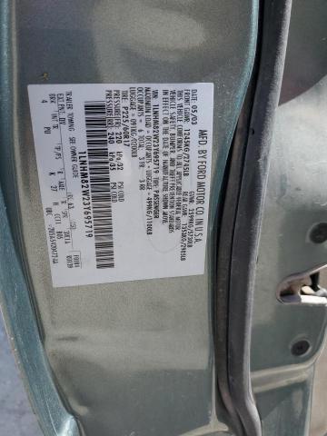 1LNHM82W23Y695719 - 2003 LINCOLN TOWN CAR SIGNATURE Yeşil fotoğraf 12