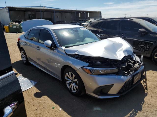 2HGFE2F21NH545421 - 2022 HONDA CIVIC LX SILVER photo 4