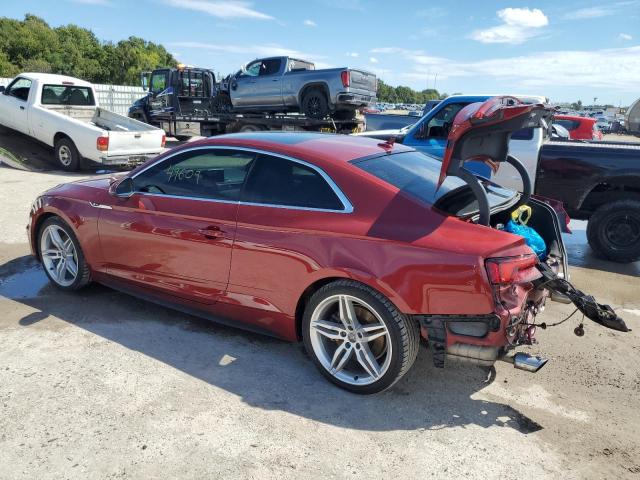 WAUTNAF53JA015589 - 2018 AUDI A5 PREMIUM PLUS S-LINE RED photo 2