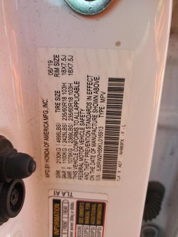 5J6RW2H56KL016913 - 2019 HONDA CR-V EX Ağ foto 13