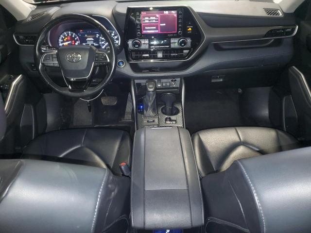 5TDGZRBH3MS100849 - 2021 TOYOTA HIGHLANDER XLE SILVER photo 8