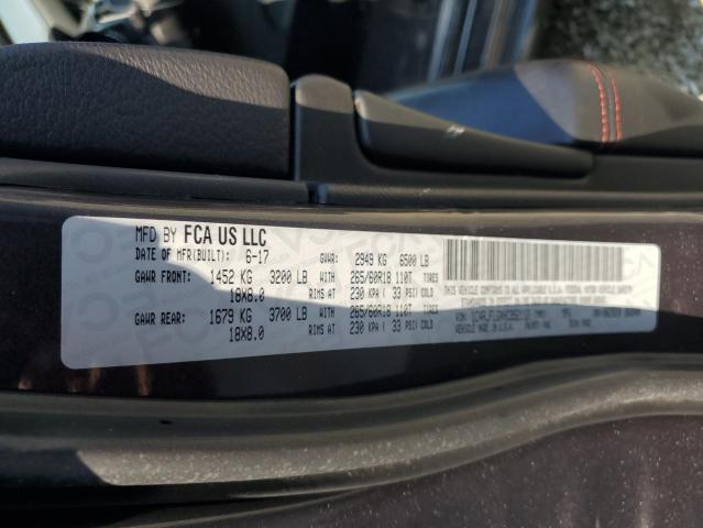 1C4RJFLGXHC952112 - 2017 JEEP GRAND CHER TRAILHAWK Boz foto 13