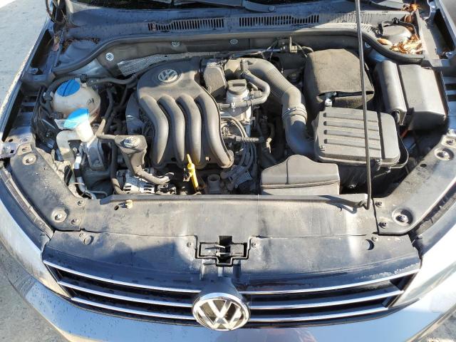 3VW2K7AJ4FM261122 - 2015 VOLKSWAGEN JETTA BASE GRAY photo 11