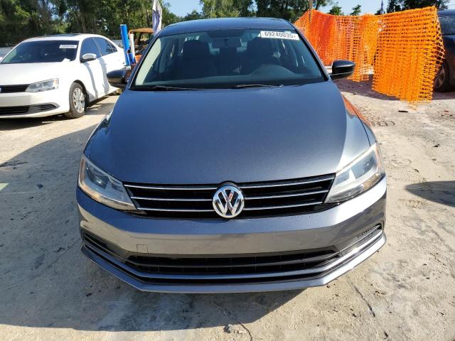 3VW2K7AJ4FM261122 - 2015 VOLKSWAGEN JETTA BASE GRAY photo 5
