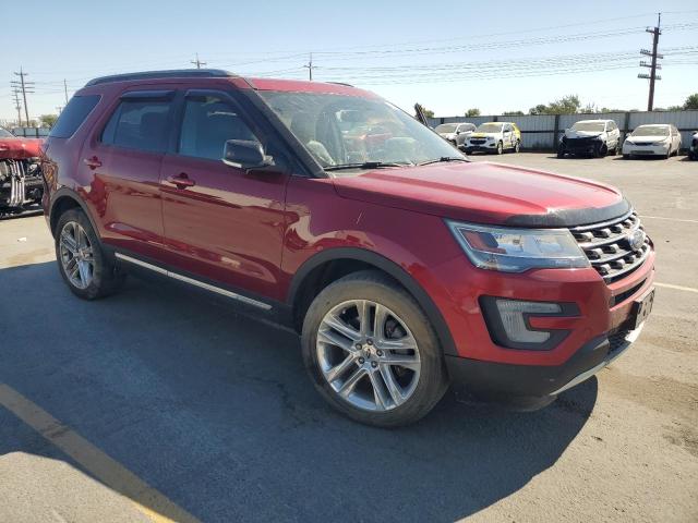 1FM5K8D89HGC04583 - 2017 FORD EXPLORER XLT Կարմիր լուսանկար 4