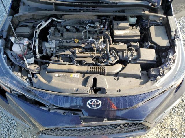 JTDS4MCE3MJ065291 - 2021 TOYOTA COROLLA SE 蓝色 照片 11