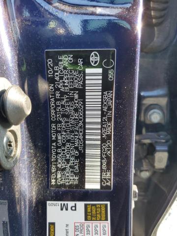 JTDS4MCE3MJ065291 - 2021 TOYOTA COROLLA SE 蓝色 照片 12