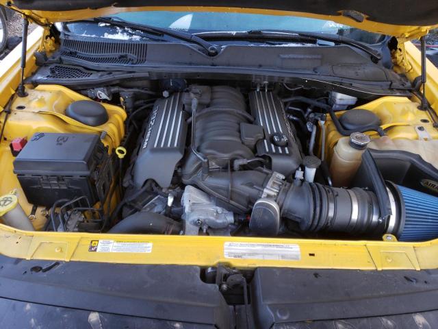 2C3CDYCJ1CH285185 - 2012 DODGE CHALLENGER YELLOW photo 11