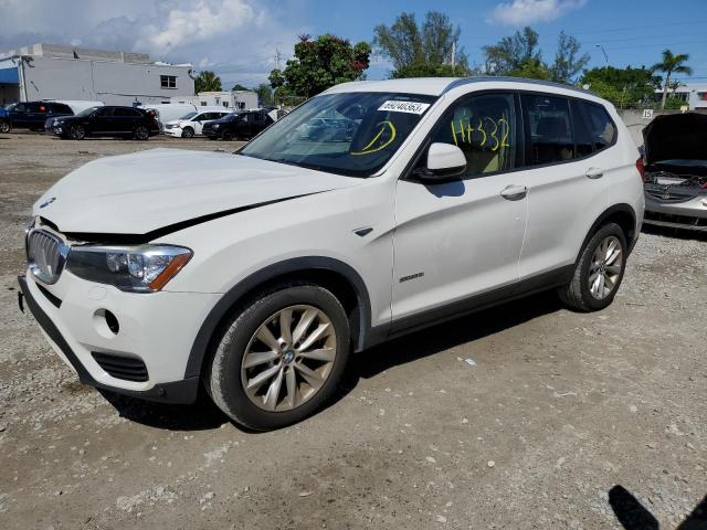 5UXWZ7C58G0T42966 - 2016 BMW X3 SDRIVE28I WHITE photo 1