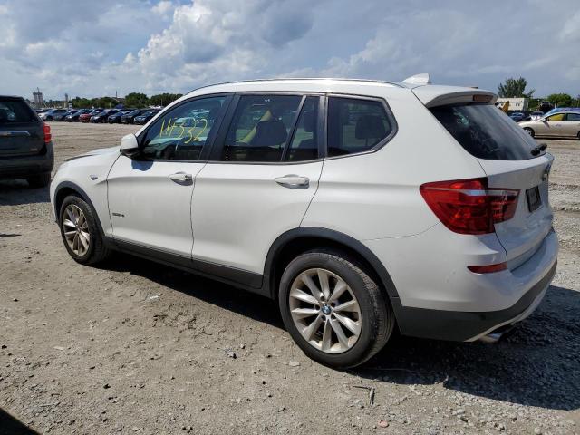 5UXWZ7C58G0T42966 - 2016 BMW X3 SDRIVE28I WHITE photo 2