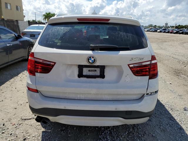 5UXWZ7C58G0T42966 - 2016 BMW X3 SDRIVE28I WHITE photo 6