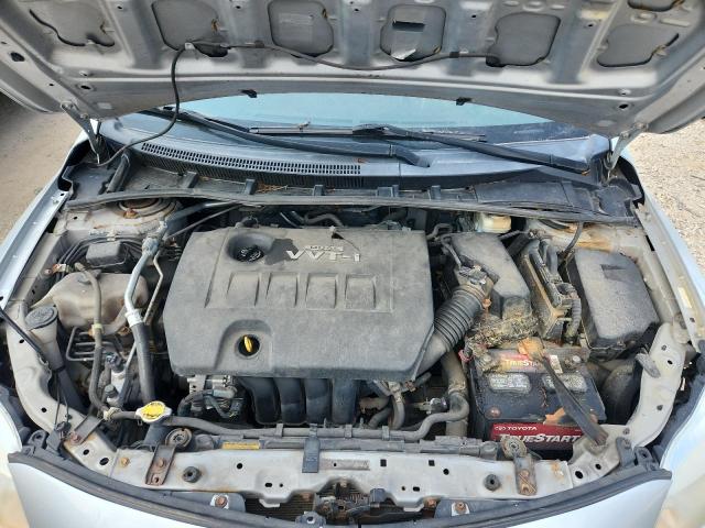 1NXBU4EE2AZ188003 - 2010 TOYOTA COROLLA BASE SILVER photo 11