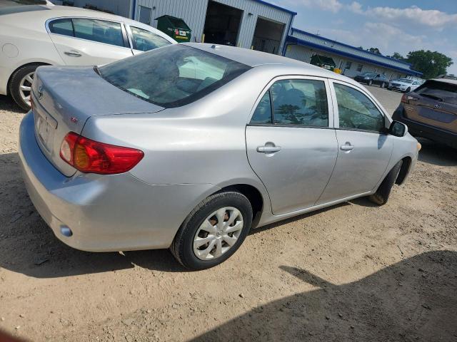 1NXBU4EE2AZ188003 - 2010 TOYOTA COROLLA BASE SILVER photo 3