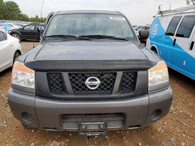 1N6AA0CJ3DN312888 - 2013 NISSAN TITAN S GRAY photo 5