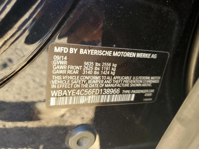 WBAYE4C56FD138966 - 2015 BMW 740 LI Qara foto 12