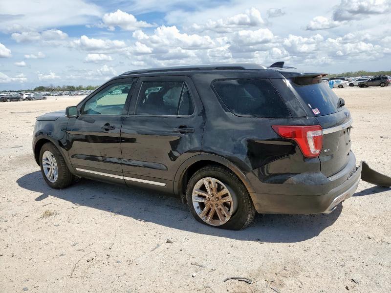 1FM5K7D87HGD99707 - 2017 FORD EXPLORER XLT შავი ფოტო 2