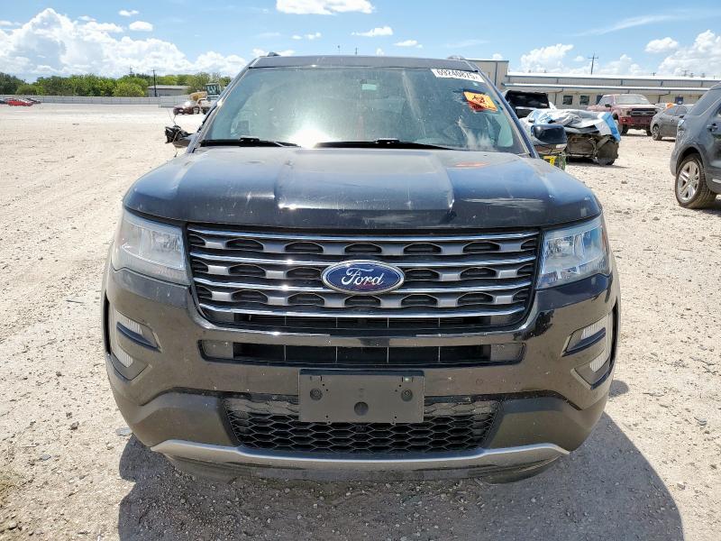 1FM5K7D87HGD99707 - 2017 FORD EXPLORER XLT შავი ფოტო 5