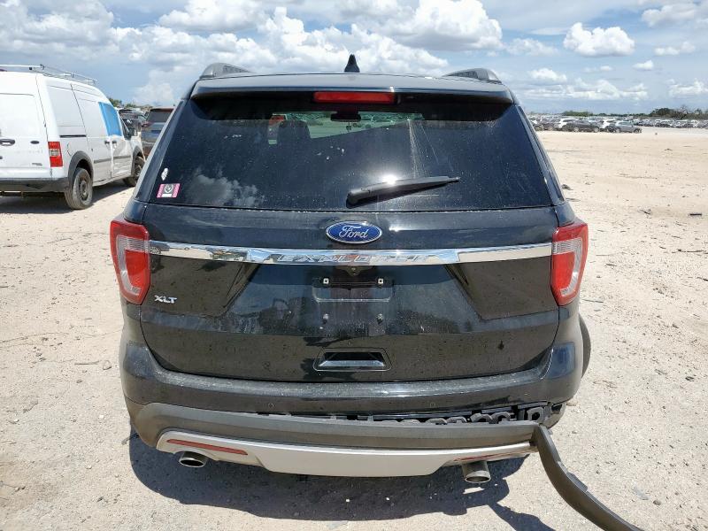 1FM5K7D87HGD99707 - 2017 FORD EXPLORER XLT შავი ფოტო 6