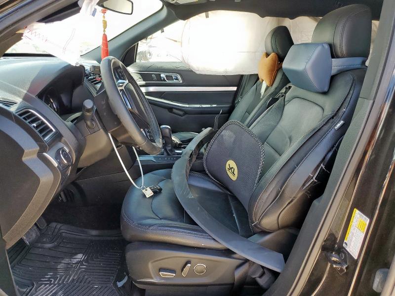 1FM5K7D87HGD99707 - 2017 FORD EXPLORER XLT შავი ფოტო 7