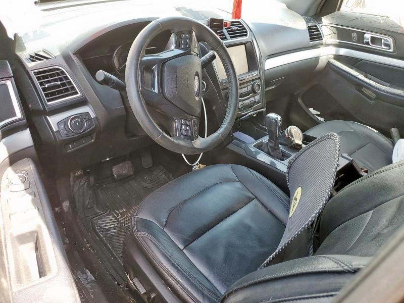 1FM5K7D87HGD99707 - 2017 FORD EXPLORER XLT შავი ფოტო 8