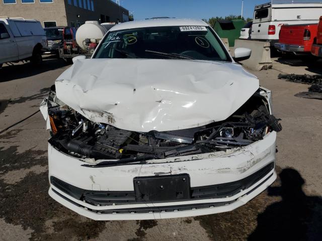 3VW167AJ3HM408095 - 2017 VOLKSWAGEN JETTA S WHITE photo 5