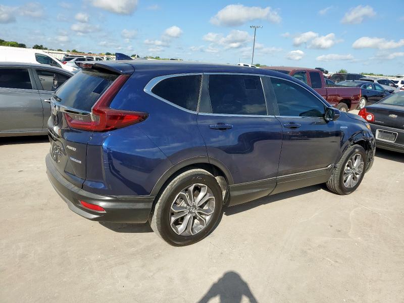5J6RT6H80NL042034 - 2022 HONDA CR-V EXL BLUE photo 3