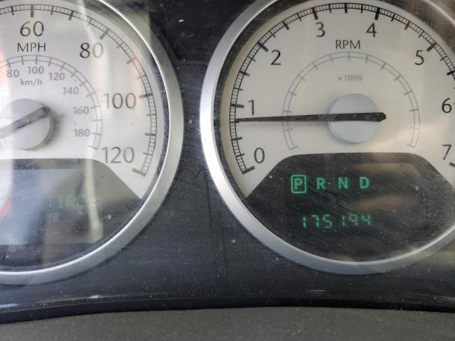 2A8HR54P78R625759 - 2008 CHRYSLER TOWN & COU TOURING ბურგუნდია ფოტო 9