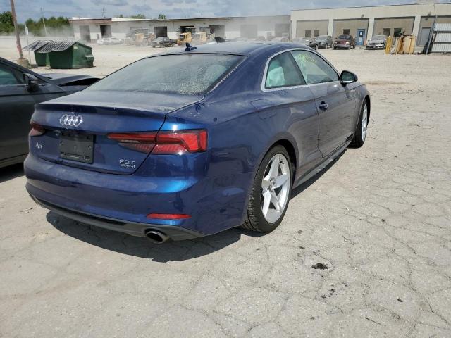 WAUTNAF58JA022716 - 2018 AUDI A5 PREMIUM PLUS S-LINE BLUE photo 4