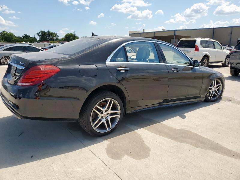 WDDUG8FB4FA074809 - 2015 MERCEDES-BENZ S 550 4MATIC BLACK photo 3