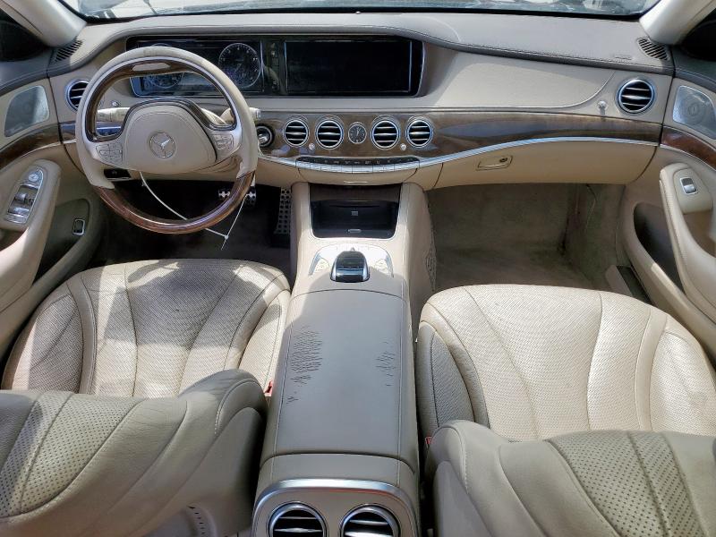 WDDUG8FB4FA074809 - 2015 MERCEDES-BENZ S 550 4MATIC BLACK photo 8