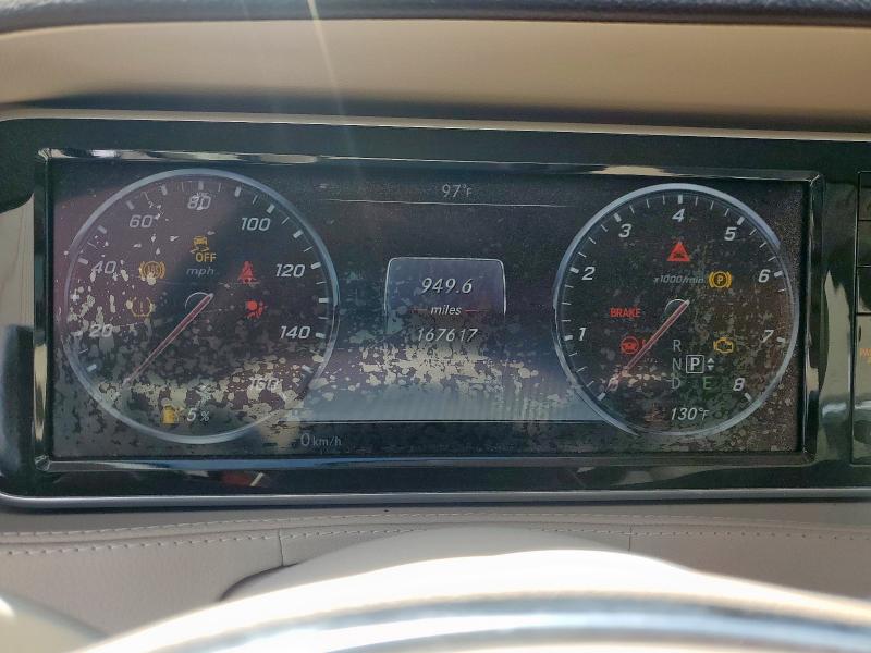 WDDUG8FB4FA074809 - 2015 MERCEDES-BENZ S 550 4MATIC BLACK photo 9