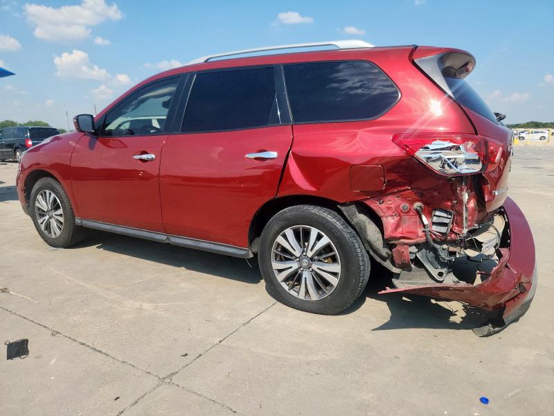 5N1DR2MN7HC652824 - 2017 NISSAN PATHFINDER S MAROON photo 2