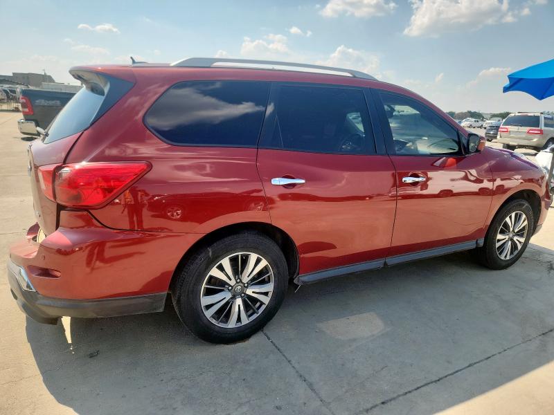 5N1DR2MN7HC652824 - 2017 NISSAN PATHFINDER S MAROON photo 3