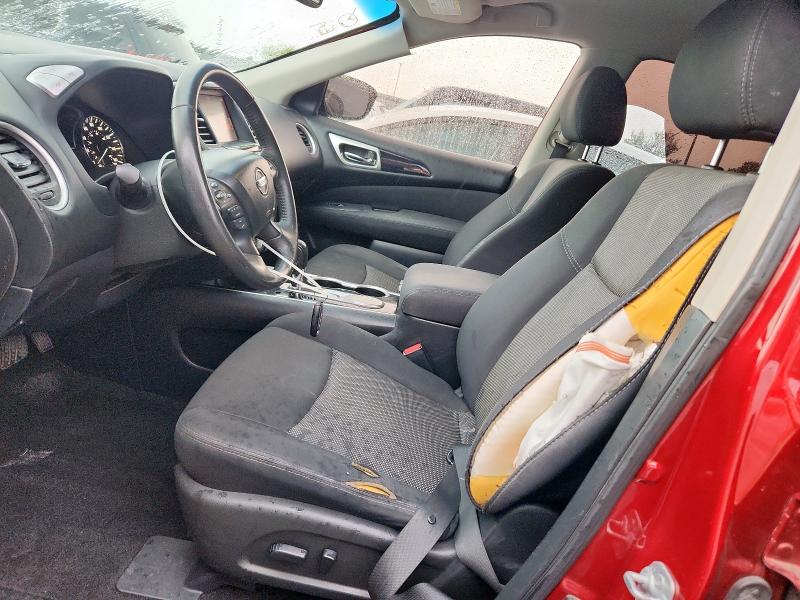 5N1DR2MN7HC652824 - 2017 NISSAN PATHFINDER S MAROON photo 7