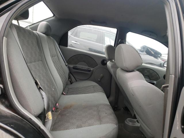 KL1TD52625B497071 - 2005 CHEVROLET AVEO BASE BLACK photo 10