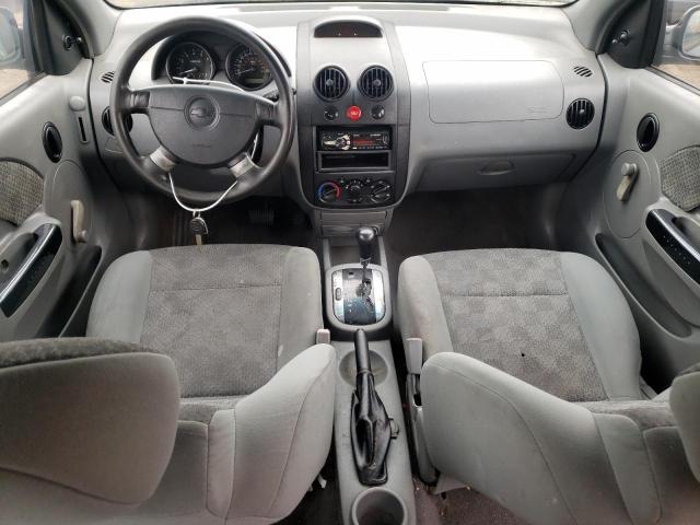 KL1TD52625B497071 - 2005 CHEVROLET AVEO BASE BLACK photo 8