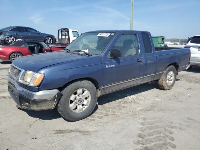 1N6DD26S3YC361790 - 2000 NISSAN FRONTIER KING CAB XE BLUE photo 1