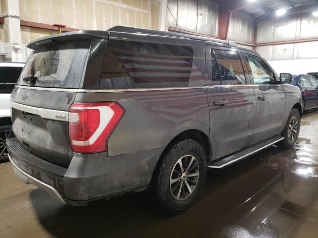 1FMJK1JT2JEA08209 - 2018 FORD EXPEDITION MAX XLT GRAY photo 3