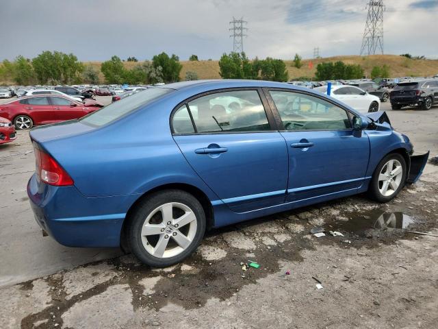 1HGFA16817L113766 - 2007 HONDA CIVIC EX BLUE photo 3
