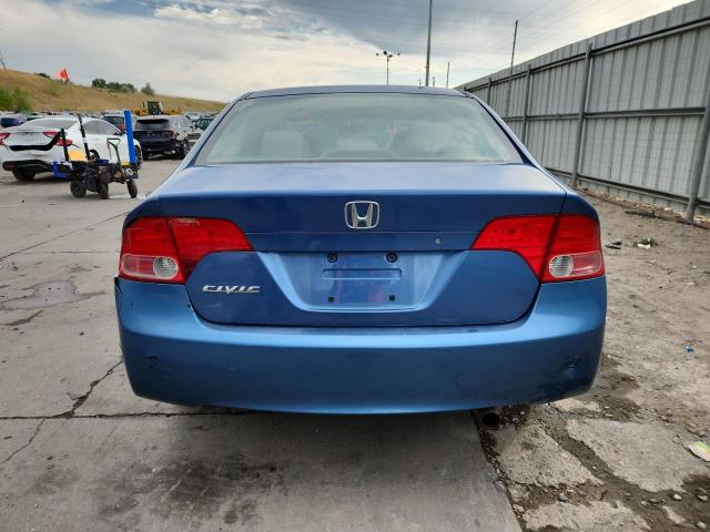1HGFA16817L113766 - 2007 HONDA CIVIC EX BLUE photo 6