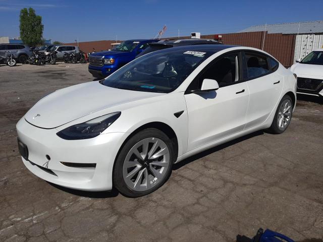 5YJ3E1EB2PF456527 - 2023 TESLA MODEL 3 WHITE photo 1