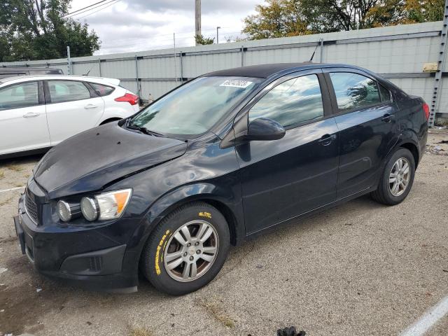 1G1JA5SH8C4103058 - 2012 CHEVROLET SONIC LS BLACK photo 1